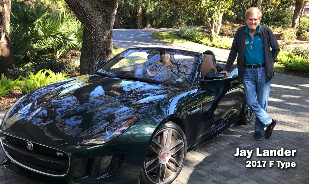 Jay Lander and his 2017 F Type